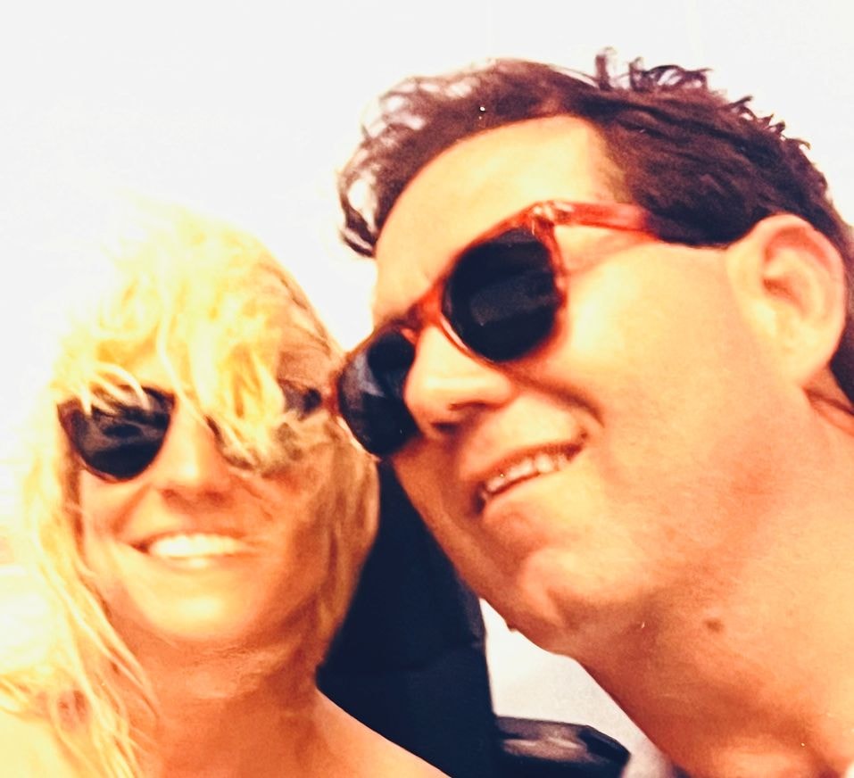 V. Les and Daren in sunglasses