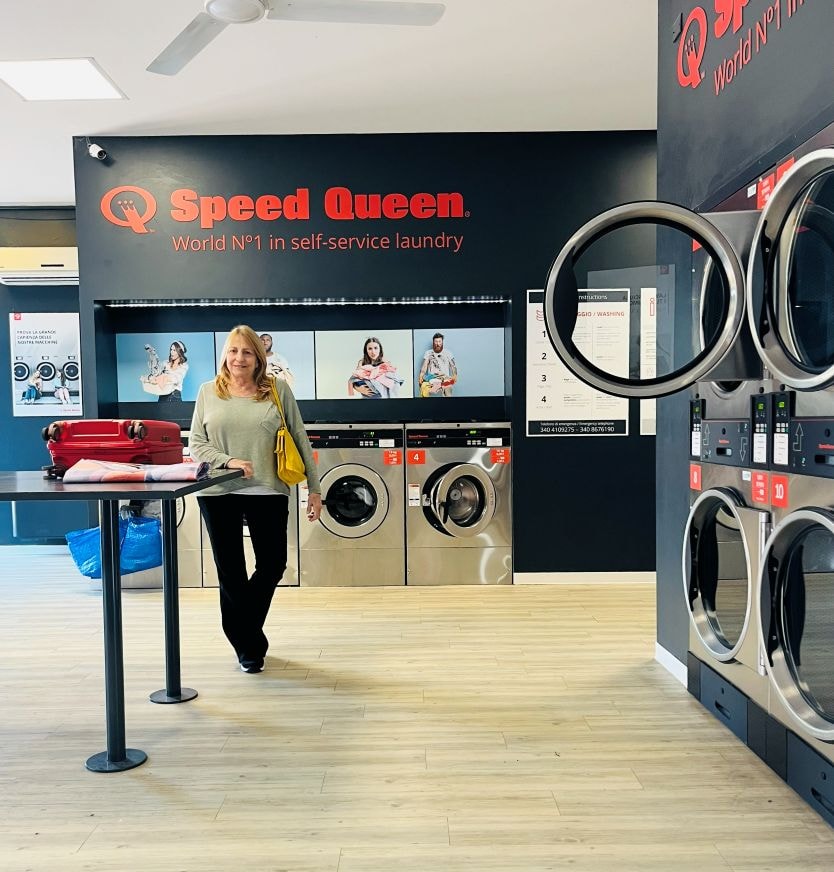 Daren at Speed Queen self-service laundry Verona