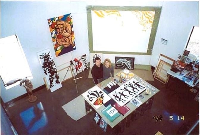 V. Les Rogers — working studio 1997
