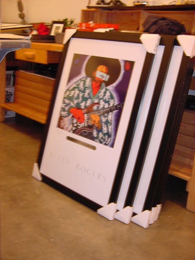 SRV framed print by V. Les Rogers