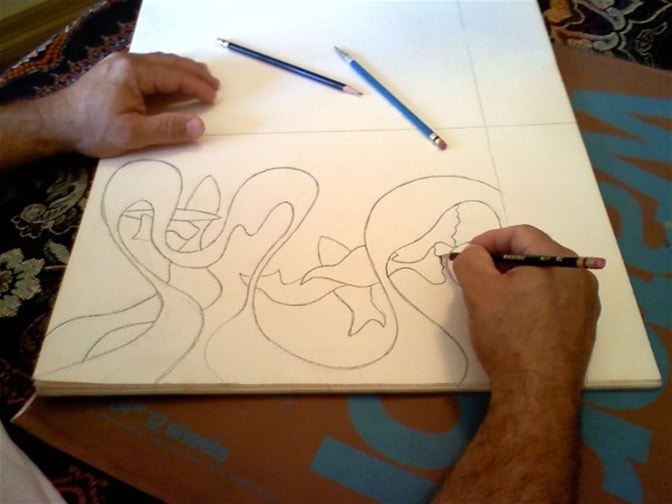 Oceanville Sketch — V. Les Rogers